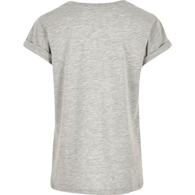 Girls grey Little Mix print t-shirt